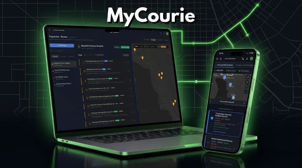 MyCourie Medical Courier Fleet Operating System